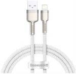 Кабель Baseus Cafule Series USB - Lightning 2.4 A 1 м, Белый (CALJK-A02)